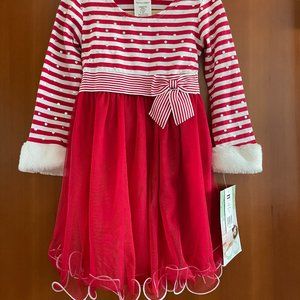 Bonnie Jean Toddler Holiday Dress, Size 3T